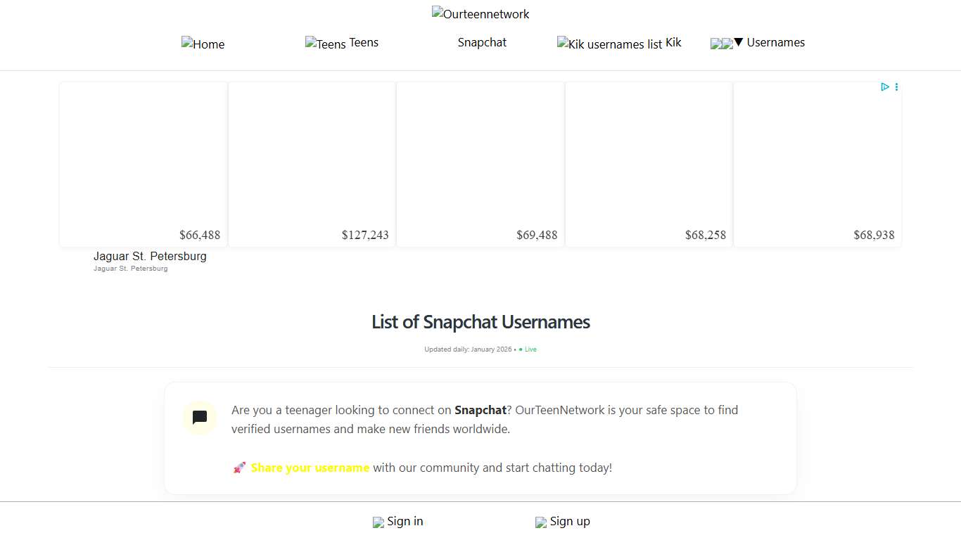 36349 Active Snapchat Usernames (2026 List)
